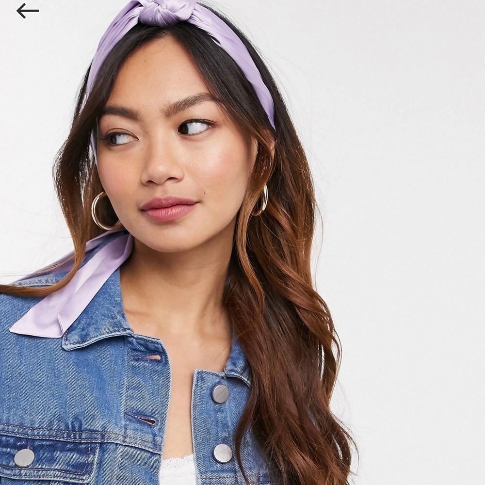 ASOS design lilac headscarf. NWOT.